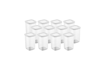 Förvaringslådeset (12 delar) Harrowen Vit - Vit - Förvaring - Småförvaring - Förvaringslåda - Plastback & plastlåda