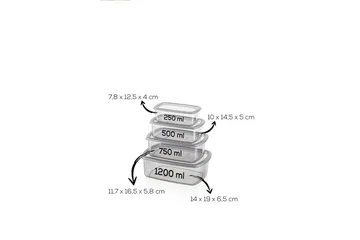 Förvaringslådeset (16 delar) Rasalas16 Antracit - Antracit - Förvaring - Småförvaring - Förvaringslåda - Plastback & plastlåda