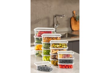 Förvaringslådeset (16 delar) Rasalas16 Grå - Grå - Förvaring - Småförvaring - Förvaringslåda - Plastback & plastlåda