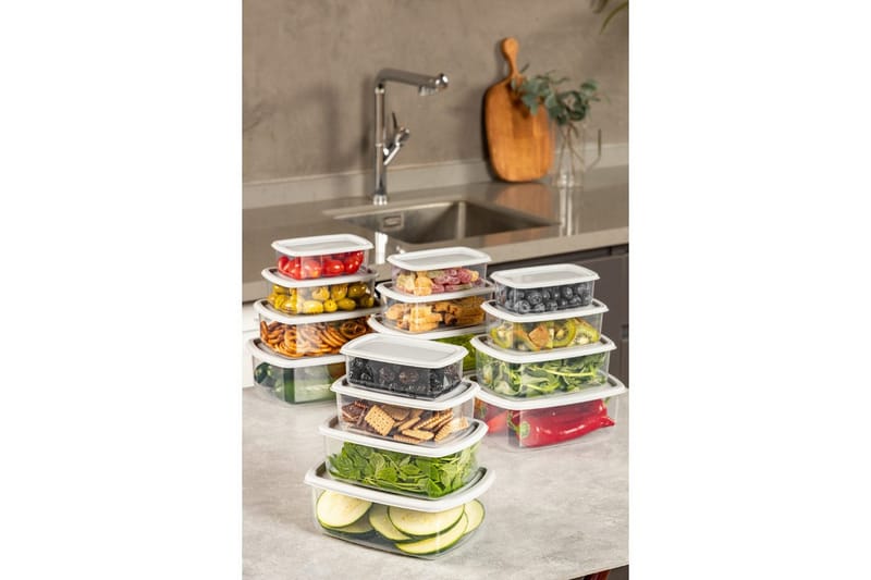 Förvaringslådeset (16 delar) Rasalas16 Grå - Grå - Förvaring - Småförvaring - Förvaringslåda - Plastback & plastlåda