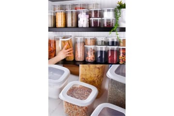 Förvaringslådeset (24 delar) Syril Vit - Vit - Förvaring - Småförvaring - Förvaringslåda - Plastback & plastlåda