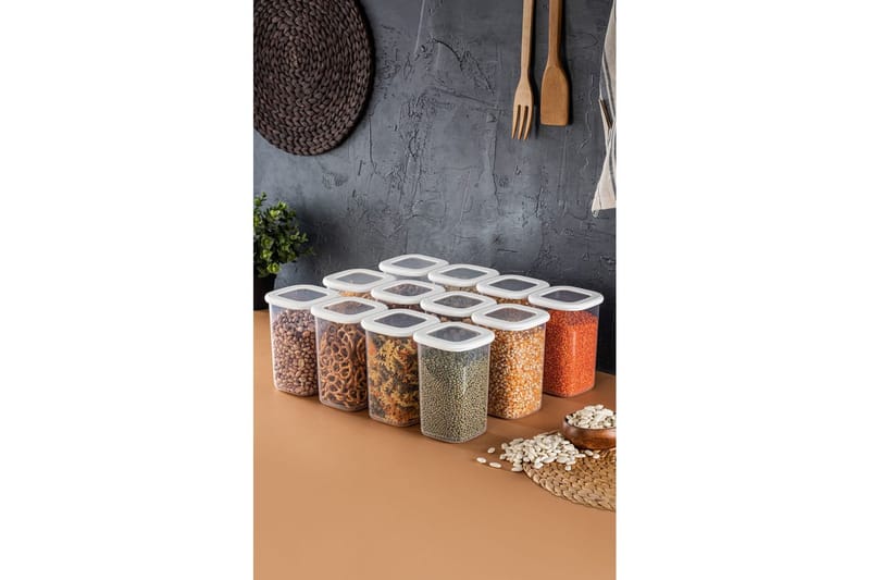 Harrowen Förvaringslådor 10 cm 2-pack - Vit - Förvaring - Småförvaring - Förvaringslåda - Plastback & plastlåda
