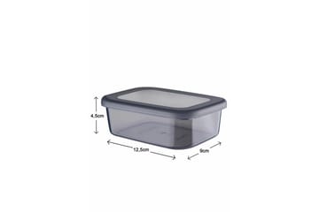 Ornel Förvaringslådor 9 cm - Antracit - Förvaring - Småförvaring - Förvaringslåda - Plastback & plastlåda