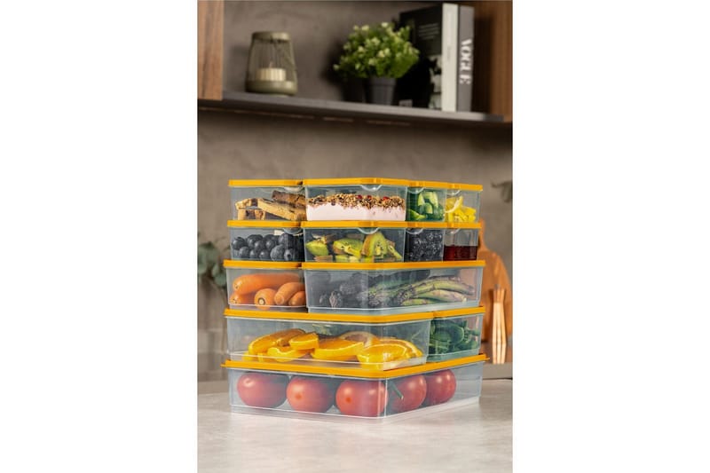 Soyam Förvaringslådor - Mörk Orange - Förvaring - Småförvaring - Förvaringslåda - Plastback & plastlåda