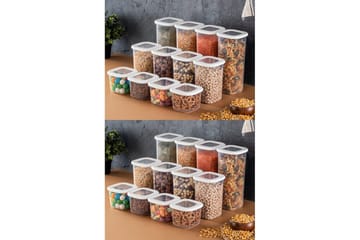 Syril Förvaringslådor 10 cm - Vit - Förvaring - Småförvaring - Förvaringslåda - Plastback & plastlåda