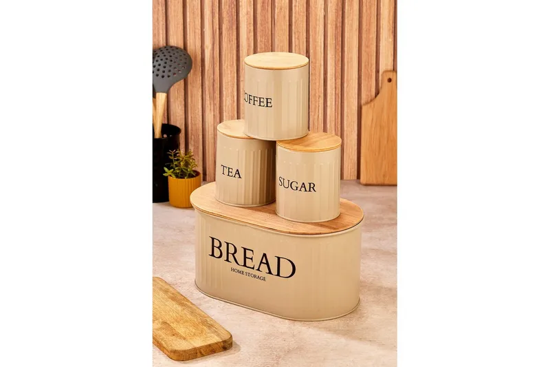 Förvaringslådesats (4 delar) Selinbridge Brun, Brun