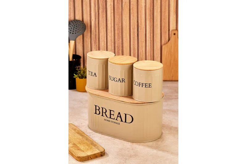 Förvaringslådesats (4 delar) Selinbridge Brun - Brun - Förvaring - Småförvaring