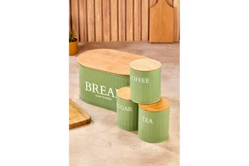 Förvaringslådesats (4 delar) Selinbridge Grön - Grön - Förvaring - Småförvaring