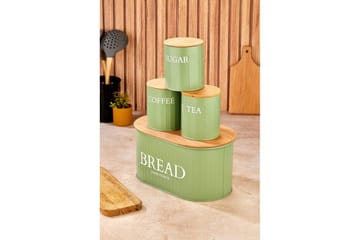 Förvaringslådesats (4 delar) Selinbridge Grön - Grön - Förvaring - Småförvaring