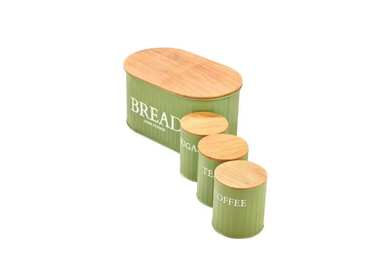 Förvaringslådesats (4 delar) Selinbridge Grön - Grön - Förvaring - Småförvaring