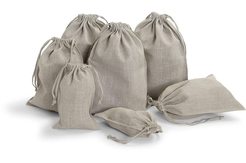 Linnepåse 20x30 cm Natur - Kosta Linnewäfveri - Förvaring - Småförvaring - Förvaringspåse