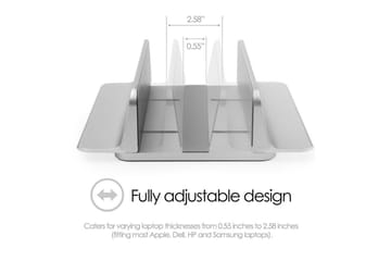 Bordsställ Desire2 för Mac/Ultrabooks - Silver - Förvaring - Småförvaring - Förvaringsställ - Laptopställ