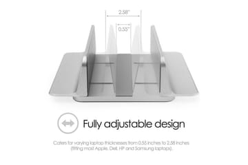 Bordsställ Desire2 för Mac/Ultrabooks - Silver - Förvaring - Småförvaring - Förvaringsställ - Laptopställ