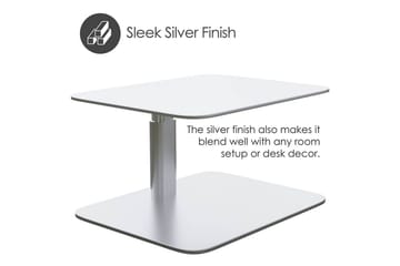 Datorställ Desire2 Vertikalt Justerbart - Silver - Förvaring - Småförvaring - Förvaringsställ - Laptopställ