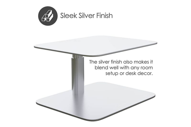 Datorställ Desire2 Vertikalt Justerbart - Silver - Förvaring - Småförvaring - Förvaringsställ - Laptopställ