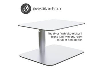 Datorställ Desire2 Vertikalt Justerbart - Silver - Förvaring - Småförvaring - Förvaringsställ - Laptopställ