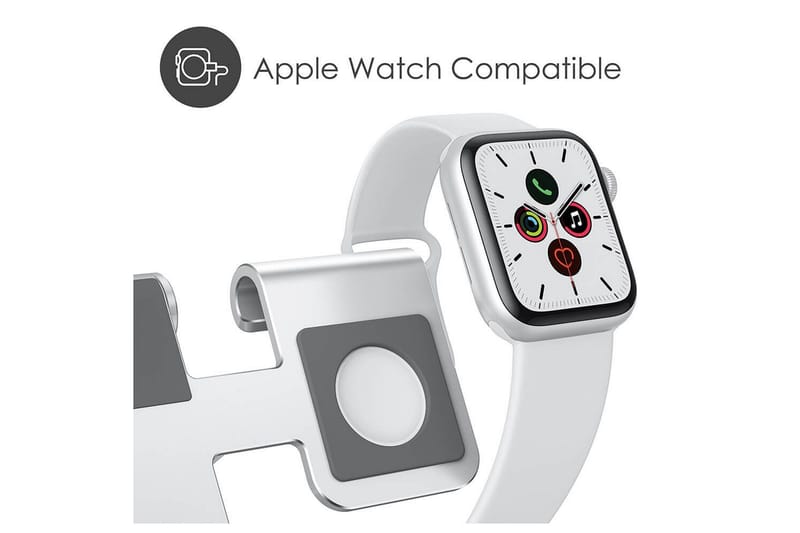 Laddningsställ Desire2 för Apple Watch Silver - Silver - Förvaring - Småförvaring - Förvaringsställ - Mobilställ