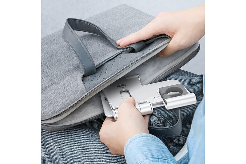 Laddningsställ Desire2 för Apple Watch Silver - Silver - Förvaring - Småförvaring - Förvaringsställ - Mobilställ