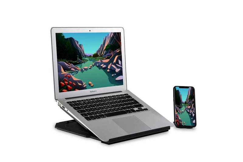 Laptopställ Desire2 2-in-1 360 Roterbar Svart - Svart - Förvaring - Småförvaring - Förvaringsställ - Laptopställ