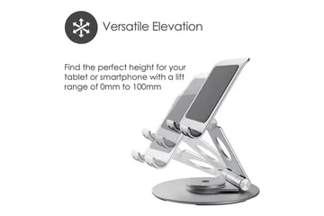 Laptopställ Desire2 Dual Pivot 360 - Silver - Förvaring - Småförvaring - Förvaringsställ - Laptopställ