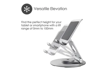 Laptopställ Desire2 Dual Pivot 360 - Silver - Förvaring - Småförvaring - Förvaringsställ - Laptopställ