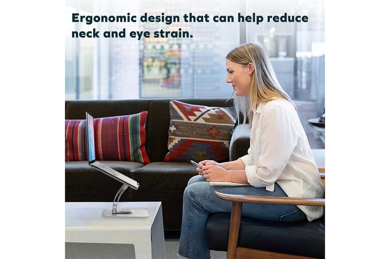 Laptopställ Desire2 Supreme Dual Pivot Plus Silver - Silver - Förvaring - Småförvaring - Förvaringsställ - Laptopställ