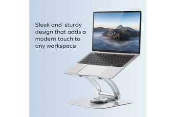 Laptopställ Desire2 Supreme Dual Pivot Plus Silver - Silver - Förvaring - Småförvaring - Förvaringsställ - Laptopställ