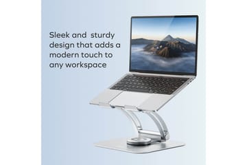 Laptopställ Desire2 Supreme Dual Pivot Plus Silver - Silver - Förvaring - Småförvaring - Förvaringsställ - Laptopställ