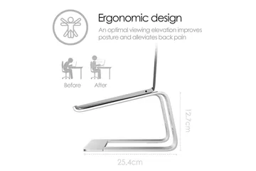 Laptopställ Desire2 Supreme Pro Aluminium Silver - Silver - Förvaring - Småförvaring - Förvaringsställ - Laptopställ