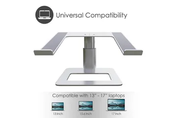 Laptopställ Desire2 Vertikalt Justerbart - Silver - Förvaring - Småförvaring - Förvaringsställ - Laptopställ