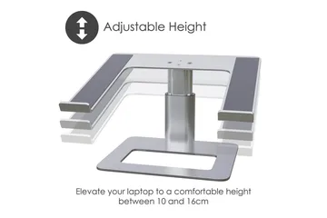 Laptopställ Desire2 Vertikalt Justerbart - Silver - Förvaring - Småförvaring - Förvaringsställ - Laptopställ