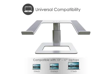 Laptopställ Desire2 Vertikalt Justerbart - Silver - Förvaring - Småförvaring - Förvaringsställ - Laptopställ