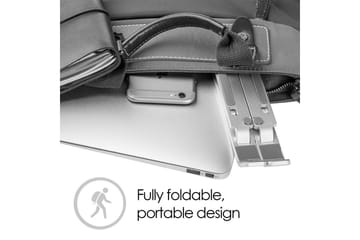 Laptopställ Desire2 Vikbart X-format Aluminium Silver - Silver - Förvaring - Småförvaring - Förvaringsställ - Laptopställ