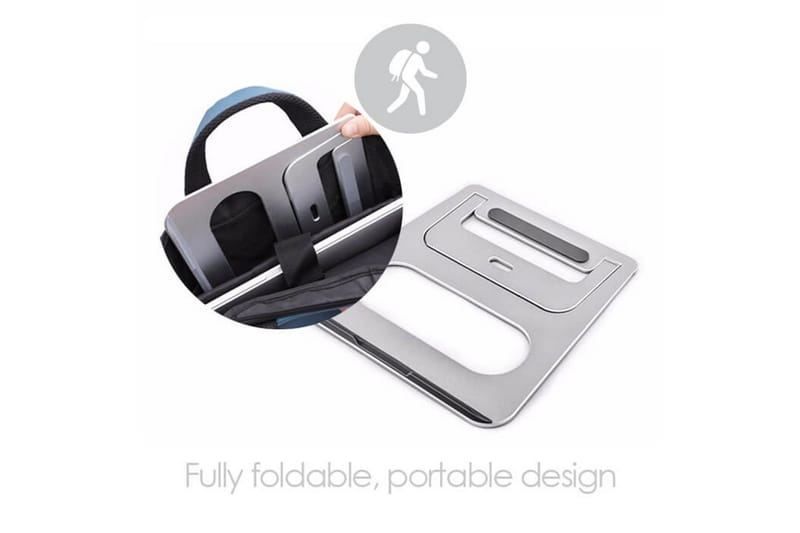 Laptopställ Desire2 Portabelt Silver - Silver - Förvaring - Småförvaring - Förvaringsställ - Laptopställ