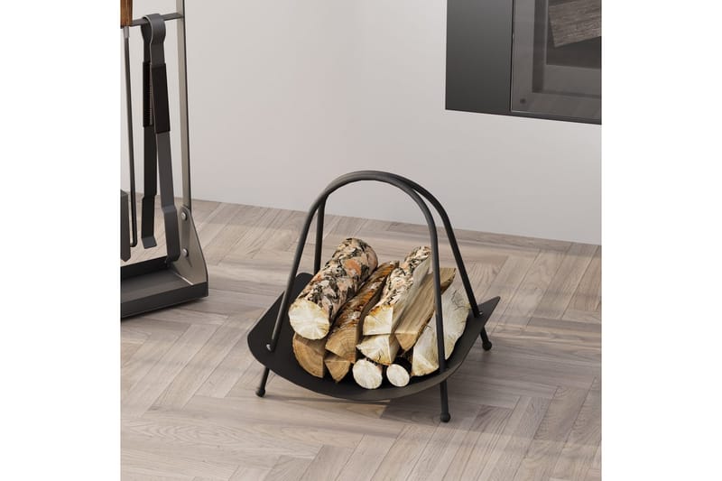 Mirven Vedställ 42 cm - Svart - Förvaring - Småförvaring - Förvaringsställ - Vedställ & vedhylla