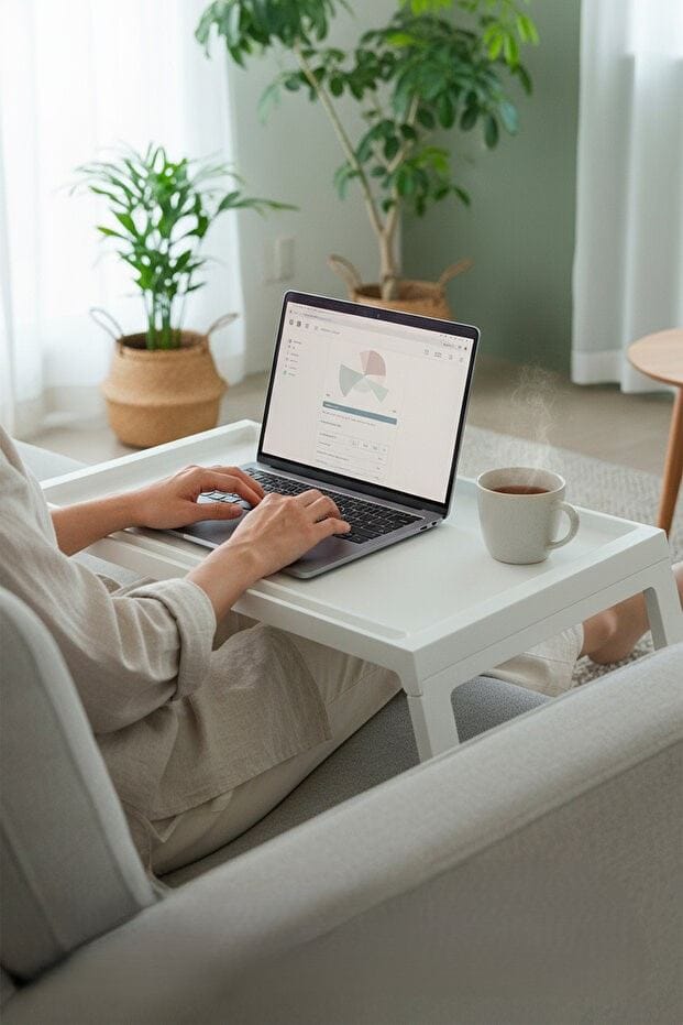 Overo Laptopställ - Förvaring - Småförvaring - Förvaringsställ - Laptopställ
