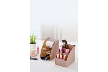 Sminkställ Kiyofumi - Beige - Förvaring - Småförvaring - Förvaringsställ - Sminkförvaring & sminkställ