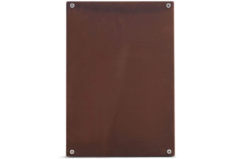Vedhylla 3mm cortenstål 60x50 cm Brun - Lyfco - Förvaring - Småförvaring - Förvaringsställ - Vedställ & vedhylla