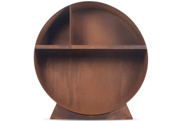 Vedställ 3mm cortenstål 75x78 cm Brun - Lyfco - Förvaring - Småförvaring - Förvaringsställ - Vedställ & vedhylla