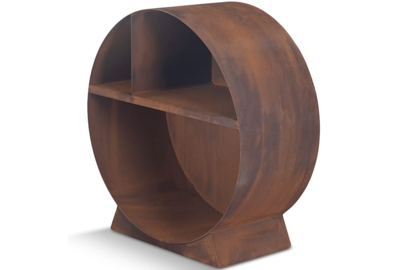 Vedställ 3mm cortenstål 75x78 cm Brun - Lyfco - Förvaring - Småförvaring - Förvaringsställ - Vedställ & vedhylla