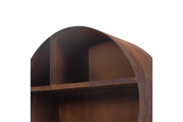 Vedställ 3mm cortenstål 75x78 cm Brun - Lyfco - Förvaring - Småförvaring - Förvaringsställ - Vedställ & vedhylla