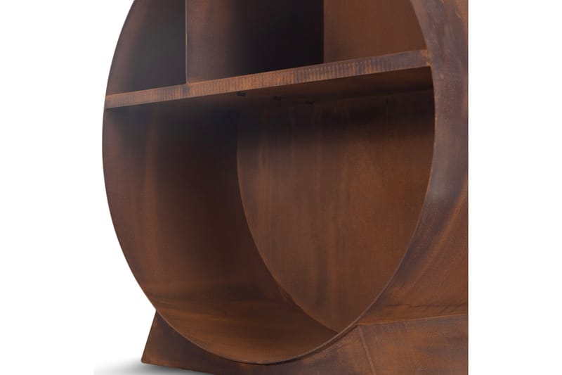 Vedställ 3mm cortenstål 75x78 cm Brun - Lyfco - Förvaring - Småförvaring - Förvaringsställ - Vedställ & vedhylla