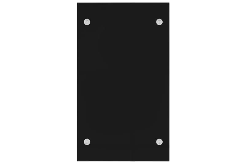 Vedställ svart 40x35x60 cm glas - Svart - Vedställ & vedhylla