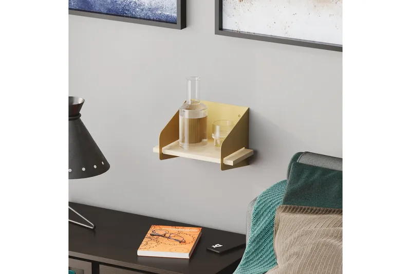 Faeryn Vägghylla 30 cm - Guld - Förvaring - Hylla
