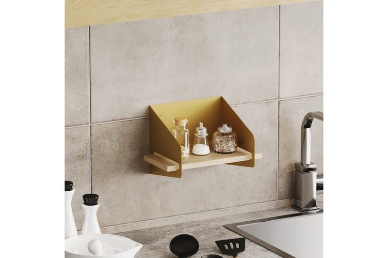 Faeryn Vägghylla 30 cm - Guld - Förvaring - Hylla