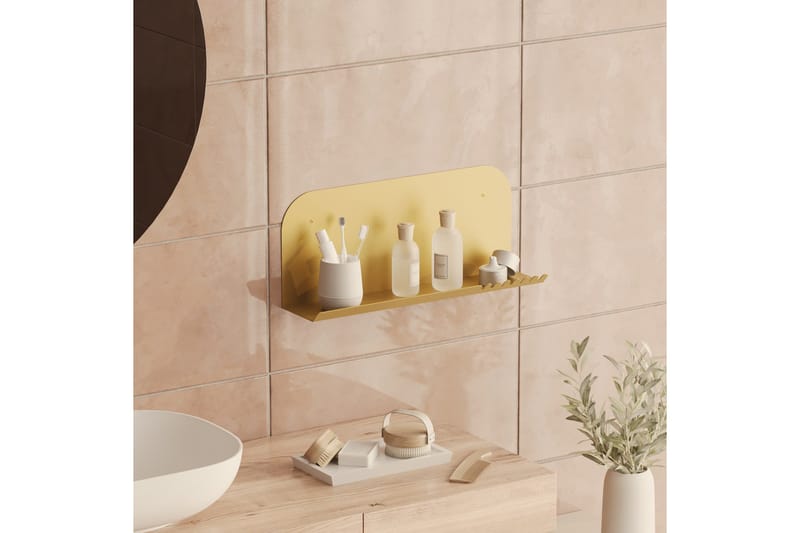 Faeryn Vägghylla 55 cm - Guld - Förvaring - Småförvaring - Väggförvaring