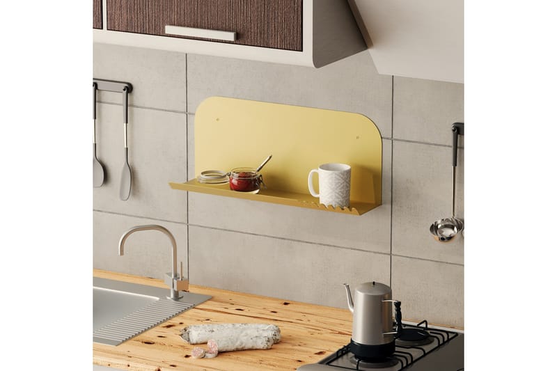 Faeryn Vägghylla 55 cm - Guld - Förvaring - Småförvaring - Väggförvaring