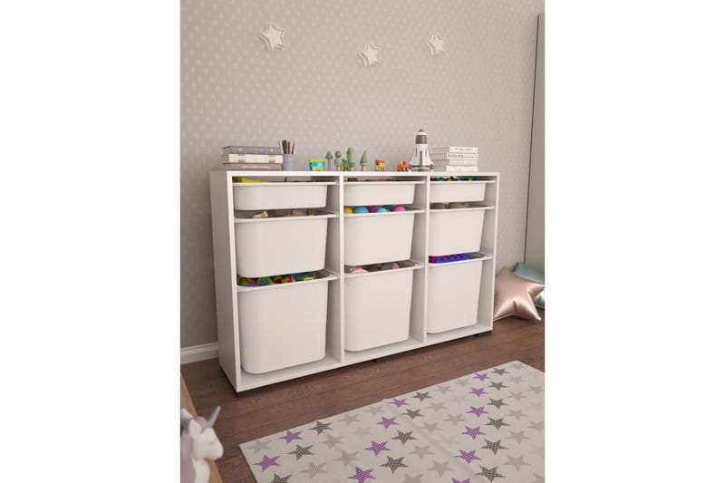 Flerfunktionsskåp Belna Vit - Vit - Förvaring - Småförvaring - Förvaringslåda