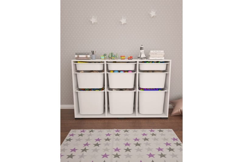 Flerfunktionsskåp Belna Vit - Vit - Förvaring - Småförvaring - Förvaringslåda