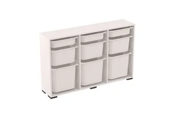 Flerfunktionsskåp Belna Vit - Vit - Förvaring - Småförvaring - Förvaringslåda